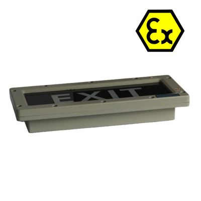 Signes de sortie à LED à l'épreuve des explosions homologués ATEX IP66 Zone dangereuse division 2 et zone 1