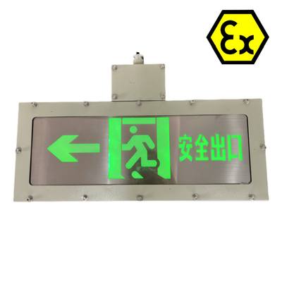 Signes de sortie à LED à l'épreuve des explosions homologués ATEX IP66 Zone dangereuse division 2 et zone 1