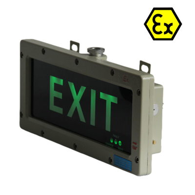 Lumière de sortie à l'épreuve d'explosion à LED de sécurité ATEX homologuée RoHS pour les zones dangereuses1 Div1 OEM disponible