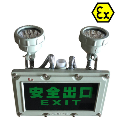 Lumière de sortie à l'épreuve d'explosion à LED de sécurité ATEX homologuée RoHS pour les zones dangereuses1 Div1 OEM disponible