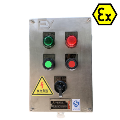 2 mm Ex D E IIC T6 IP66 WF2 Panneau de commande de distribution ignifuge