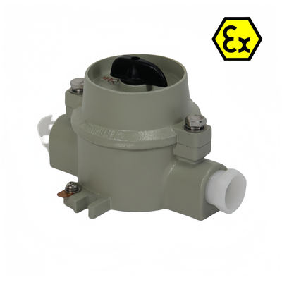 ATEX IP66 Commutateur d'éclairage ignifuge anti-explosion anti-corrosion 380VAC 220VAC
