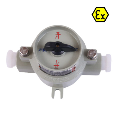 Commutateur ignifuge Exd anti-explosion Aluminium de qualité marine