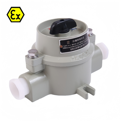 Commutateur ignifuge Exd anti-explosion Aluminium de qualité marine