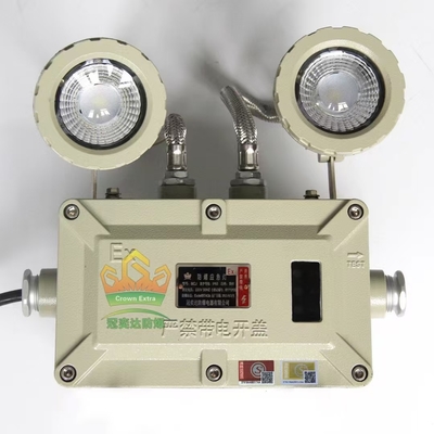 Lumière d'urgence en aluminium ignifuge pour les situations dangereuses et d'urgence avec 50000h de longue durée de vie et OEM