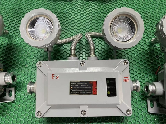 Lumière d'urgence ignifuge en alliage d'aluminium 2x3W