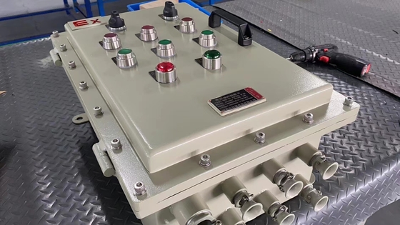 Panneau de commande certifié ATEX avec boîtier en aluminium/acier inoxydable
