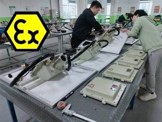Éclairage solaire résistant à l'explosion Atex IECEx homologué WF2 IP66 100 Watt 140lm