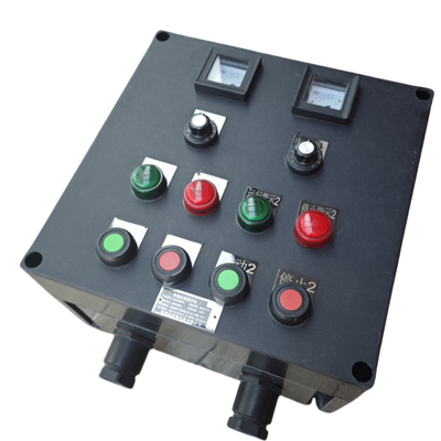 Station de contrôle GRP à résistance à la flamme à 380 V approuvée par CNEX ATEX Entrée de câble personnalisable entièrement en plastique pour la zone Offshore Onshore Zone1 Zone2