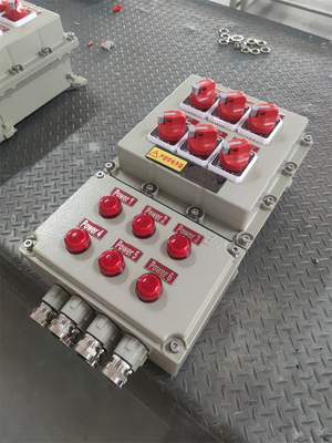 Station de commande à haute efficacité énergétique ATEX à l'épreuve des explosions Boîtes de commande électriques ignifuges 220/380Vac G1/2", G3/4", G1, G1.1/4", G1.1/2", G2