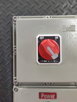 Station de commande à haute efficacité énergétique ATEX à l'épreuve des explosions Boîtes de commande électriques ignifuges 220/380Vac G1/2", G3/4", G1, G1.1/4", G1.1/2", G2