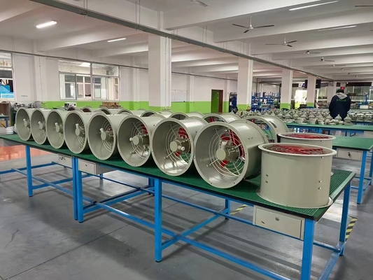Ventilateur anti-étincelles de 200 à 750 mm de diamètre 2000 à 10 800 m3/h Ventilateur industriel CFM