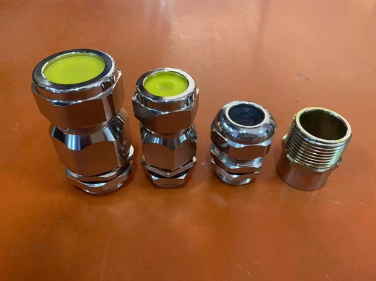 Glande de câble en laiton certifié ATEX pour câbles blindés à fil unique (6-12 mm)