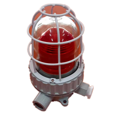 24VDC Lumières d'indicateur anti-explosion à tension d'entrée avec ombre interne en rouge, jaune, bleu et plus de couleurs