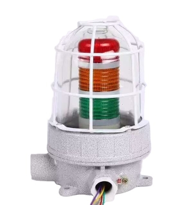 Lampes d'alarme anti-explosion montées sur le plafond avec indice IP66 et heure de démarrage d'urgence de 0,3s