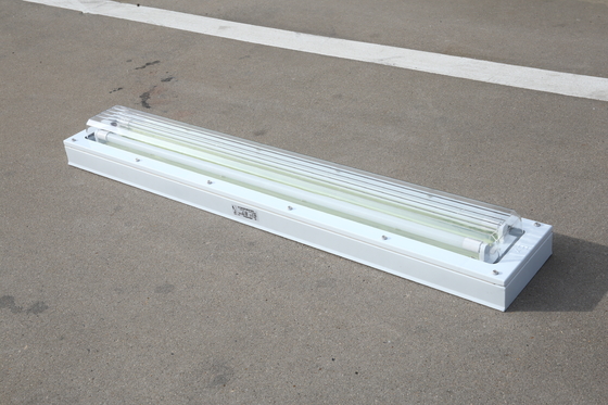 Lampe fluorescente antidéflagrante | Double tube suspendu | 2 pieds 3 pieds 4 pieds 5 pieds (1,2 M) | IP67 Tri-preuve pour garage