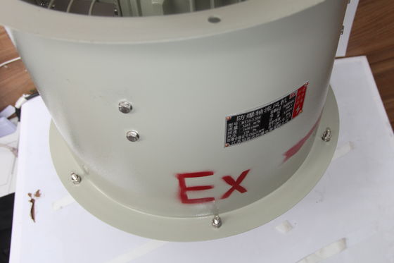 Ventilateur axial à l'épreuve des explosions certifié ATEX Ventilateur industriel économe en énergie pour les zones pétrolières, gazières et chimiques