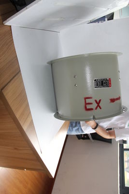 Ventilateur axial à l'épreuve des explosions certifié ATEX Ventilateur industriel économe en énergie pour les zones pétrolières, gazières et chimiques