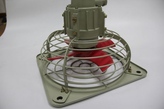 Ventilateur d'échappement ignifuge industriel. Certifié IECEx. Système de ventilation de stockage chimique et de raffinage de pétrole.