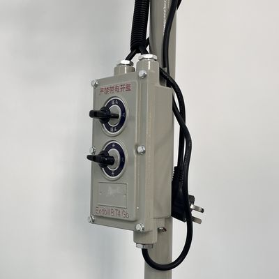 Ventilateur pivotant antidéflagrant avec montage mural – Série BFC – 0,37 kW à 0,75 kW – Construction en acier et aluminium