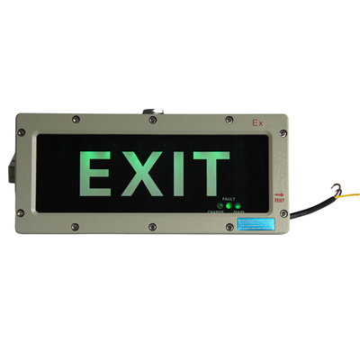Éclairage d'urgence ignifugé avec motif de surface personnalisé 3W 220VAC Signe de sortie pour les zones et zones dangereuses 1 2 amp 21 22