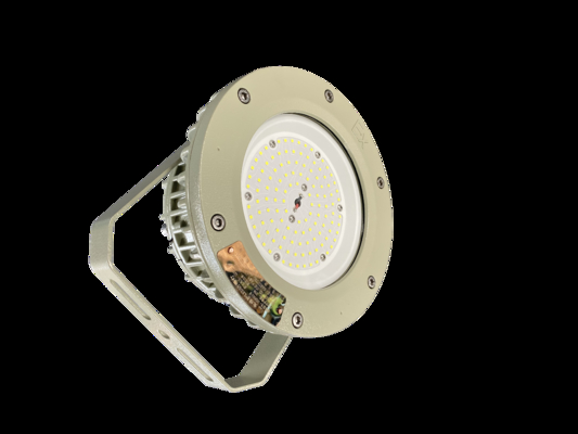 Projecteur LED haute baie antidéflagrant de qualité industrielle IP66 étanche 100W-200W avec certification ATEX CNEX pour les applications en zones dangereuses 1 et 2