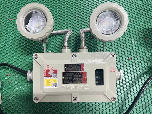 Éclairage de secours certifié ATEX EAC CNEX IP67 Classe 1 Div 2 pour environnements dangereux, tension 90-300VAC 24/36VDC