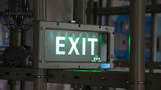 Vente directe d'usine Atex LED antidéflagrant d'urgence industrie chimique Ip66 étanche éclairage de sortie de station-service