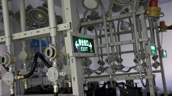 Vente directe d'usine Atex LED antidéflagrant d'urgence industrie chimique Ip66 étanche éclairage de sortie de station-service