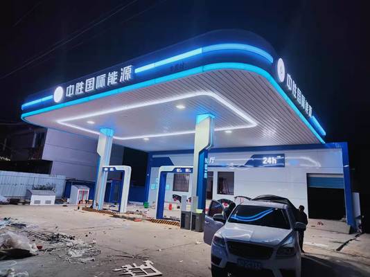 ATEX 18*18 pouces de forme carrée éclairage à l'épreuve de l'explosion 100w 130lm/w Station d'essence éclairage avec cinq ans de garantie