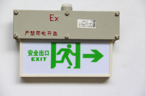 Voltage 90-300VAC 24 36VDC explosion proof exit emergency lights CRI Ra≥70 safe emergency lighting for hazardous locations