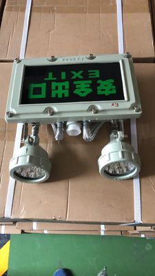2*5w Double tête murale montée 220VAC 50hz LED lampe d'urgence avec certificat ATEX pour zone dangereuse