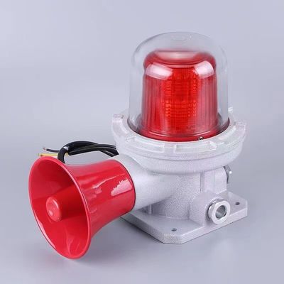 Lampes d'alarme sonores et visuelles à l'épreuve des explosions à LED pour environnements industriels, avec fréquence de clignotement de 150 fois/minute