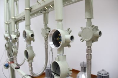 IP66 Boîte de jonction anti-explosion en aluminium moulé Boîte de câblage anti-incendie Exd IIB IIC personnalisée