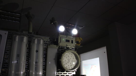 Alloy d'aluminium IP66 LED résistant à l'explosion Éclairage d'urgence à double tête haute résistance avec lumière d'évacuation