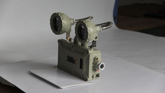 Éclairage LED antidéflagrant à double tête IP 66, signalisation de point d'urgence LED rechargeable, étanche automatique ATEX avec batterie Zone 1 Zone 2