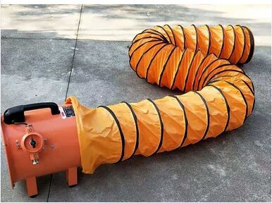 Ventilateur axial en alliage d'aluminium résistant à l'explosion ATEX pour applications de ventilation industrielle