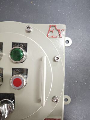 Panneaux de commande ignifuges électriques en alliage d'aluminium/acier au carbone 220V/380V