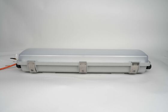 Luminaire linéaire antidéflagrant IP66 WF2 Résistance aux intempéries Standard, Marquage Ex Tb IIIC T80°C Db Éclairage pour locaux de complexe chimique