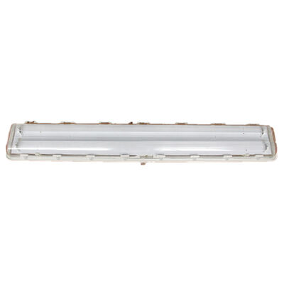Luminaire fluorescent antidéflagrant en plastique GRP pour zones 1, 2, 21, 22 (2x18W, 2x36W) - Éclairage de sécurité pour environnements dangereux