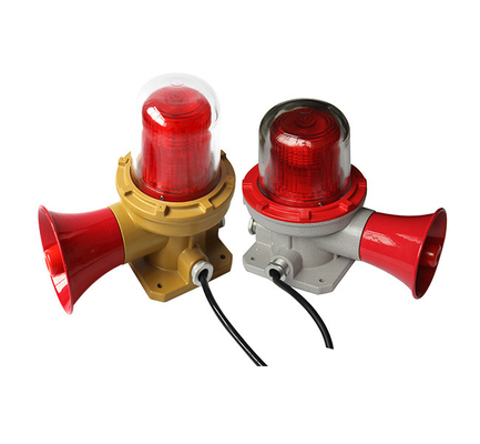 Feux d'alarme antidéflagrants d'urgence 180db pour environnements dangereux, tension d'entrée 220VAC