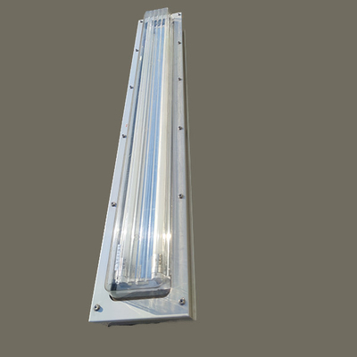 Luminaire fluorescent antidéflagrant pour salle blanche – Type suspendu, 2 pieds/3 pieds/4 pieds/5 pieds (1,2 m), Luminaire tri-preuve IP66 à double tube pour garage et zones dangereuses