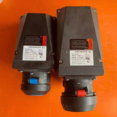 IP66 prise et prise résistantes aux explosions II 2G Ex Db IIC T6 Gb II 2D Ex Tb IIIC T80°C Db